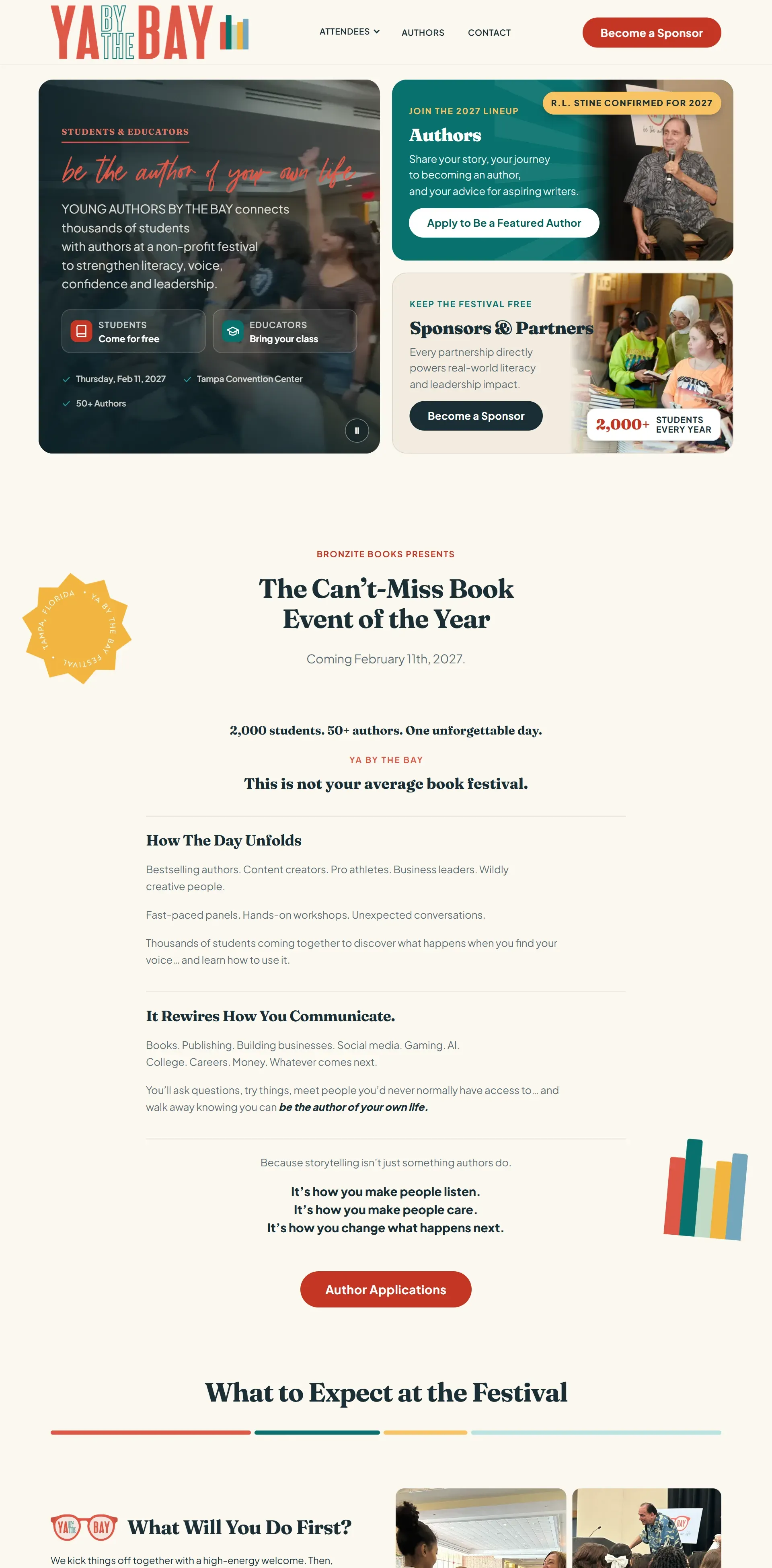 YA by the Bay homepage